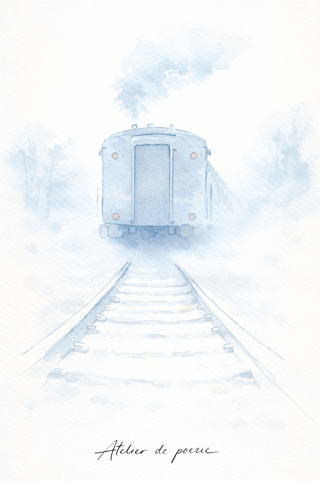 Un tren albastru — A.R. Pascaru | Atelier de Poezie